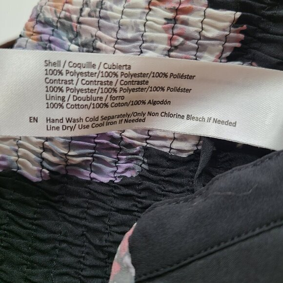 Band of Gypsies Black Floral Corset Wide Leg Flowy Jumpsuit Overall Padded - Picture 10 of 10